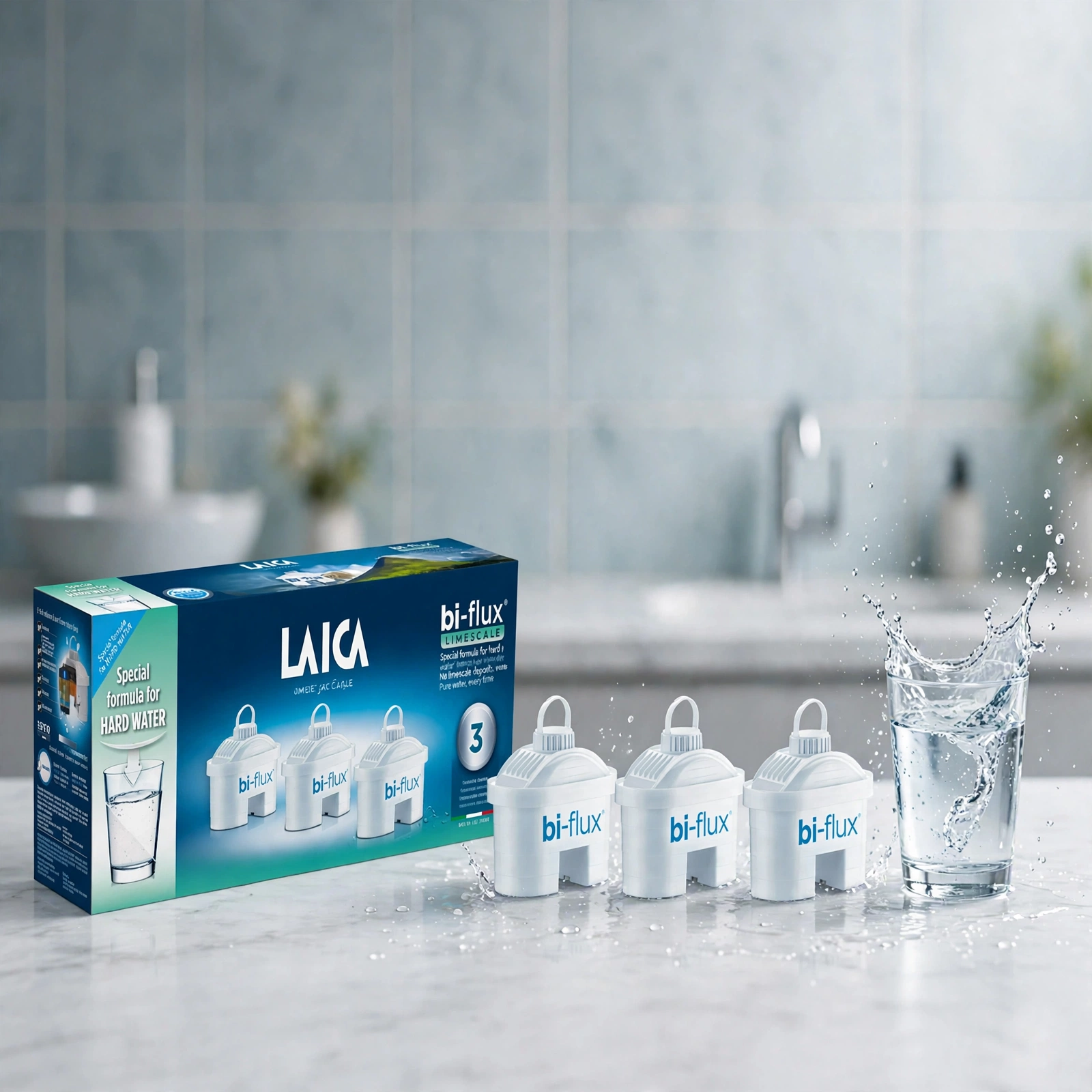 3 X Cartouches filtrantes bi-flux® Limescale - Vue 2