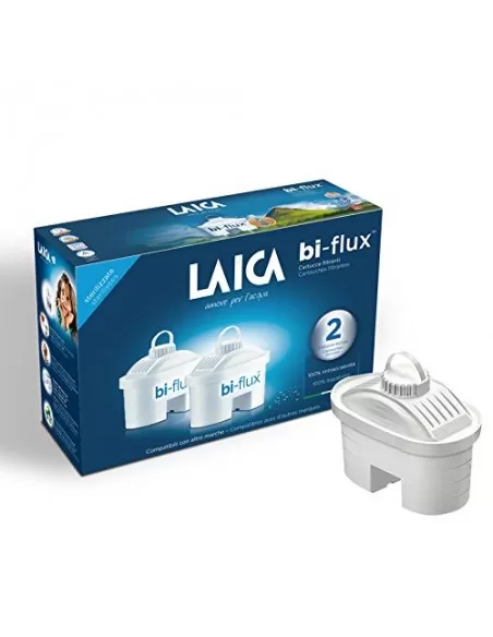 2 X Cartouches filtrantes universelles bi-flux® Laica - Vue 1