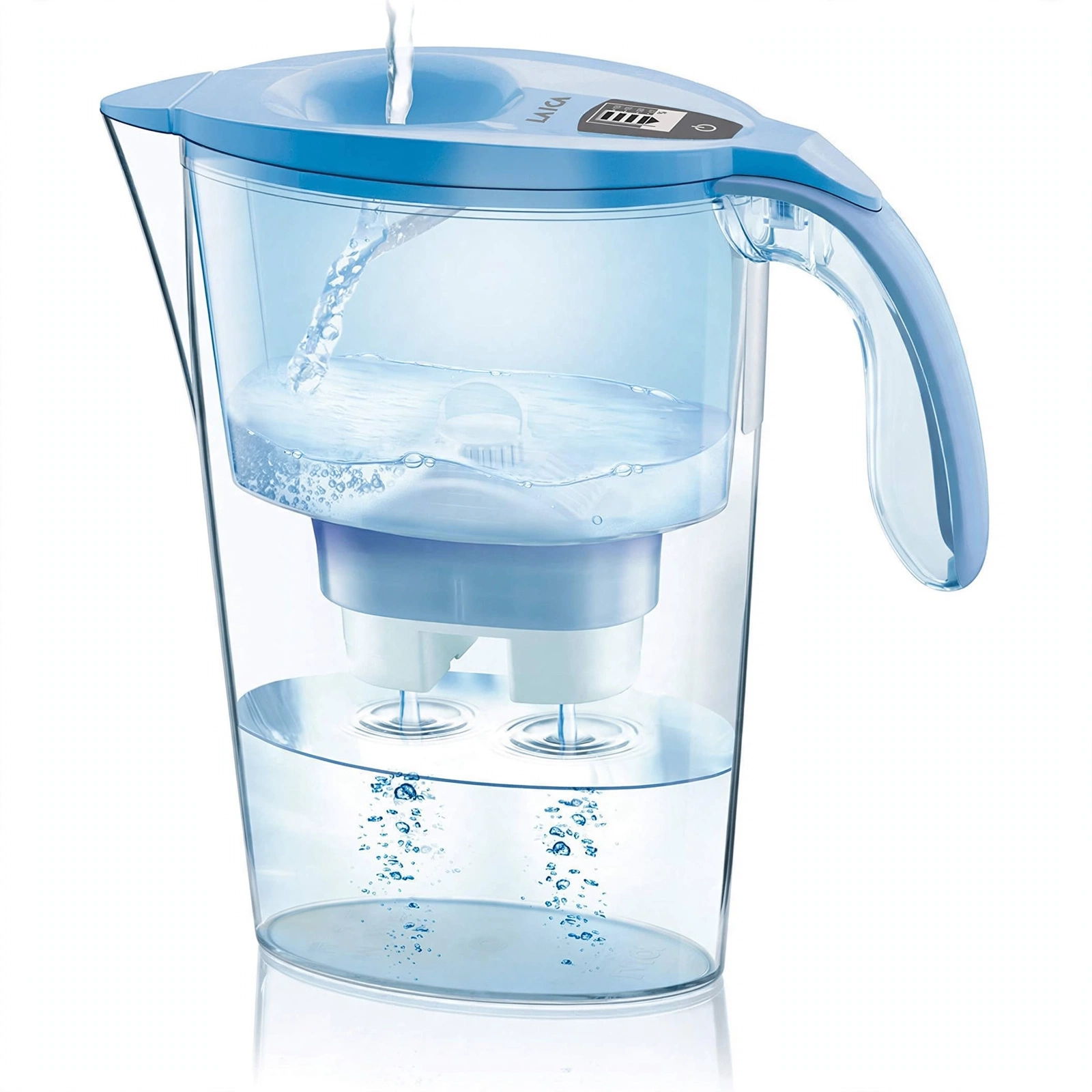 Carafe filtrante à eau Laica Stream Line digitale - Vue 1