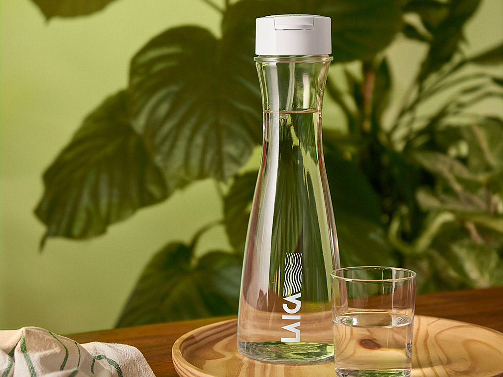Bouteille filtrante GlaSSmart™ en verre Laica - Vue 3
